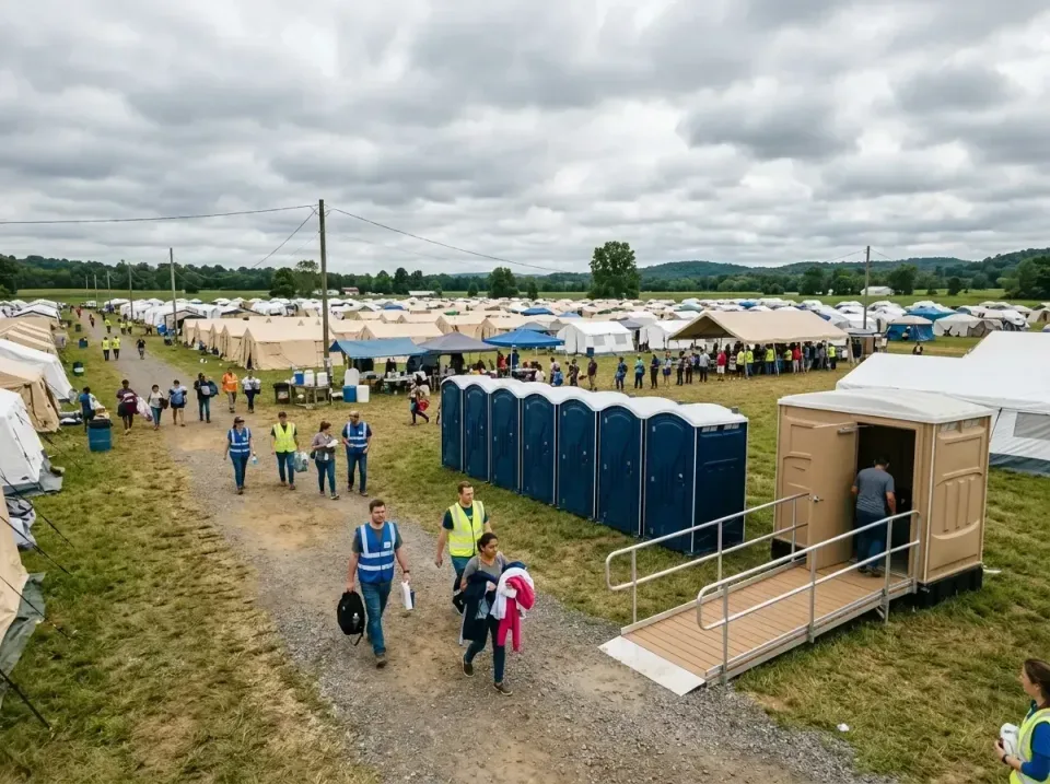disaster-relief-camp-restrooms-010 — frequently asked questions, Dumpster & Portable Bathrooms Rental in England, AR